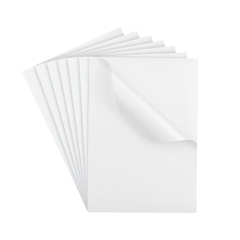 White Glossy Printable Vinyl Sticker Paper A4 - 20 sheets