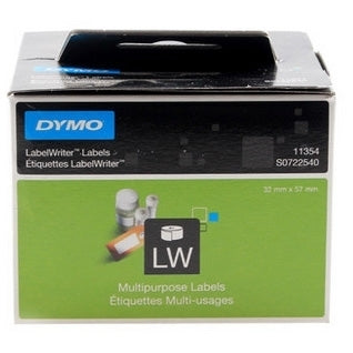 3 x Dymo SD11354 / S0722540 Original Multi Purpose Label Roll 57mm x 32mm - 1,000 labels per roll