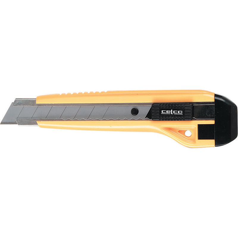 Celco Heavy Duty Auto Lock Value Cutter Knife 18mm Blade (0176821) - Assorted