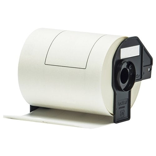 Brother DK-11247 DK11247 Generic Black Text on White 103mm x 164mm Die-Cut Paper Label Roll - 180 labels per roll