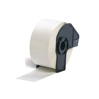 Brother DK-11208 DK11208 Generic Black Text on White Die-Cut Paper Label Roll 38mm x 90mm  - 400 labels per roll