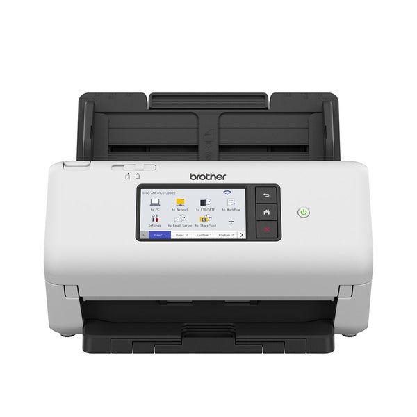 Brother ADS-4700W Document Scanner (A4, Duplex) with 80-Sheet ADF & Wireless Connectivity