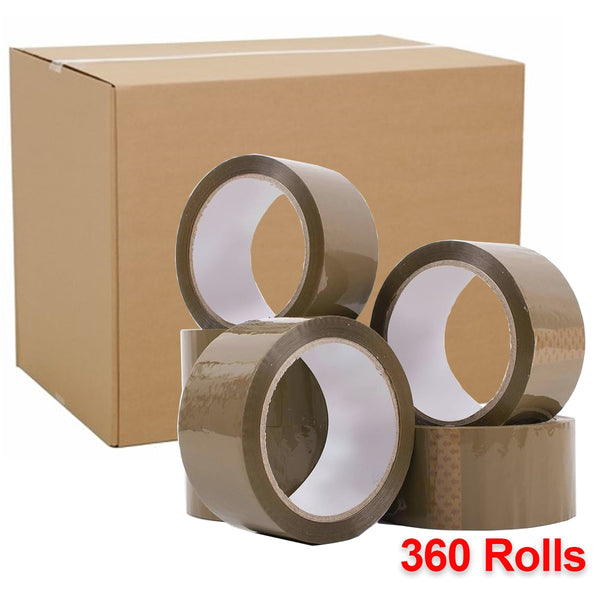 360 Rolls Brown Packaging Tape 48mm x 75m Carton Sealing & Packing Tape