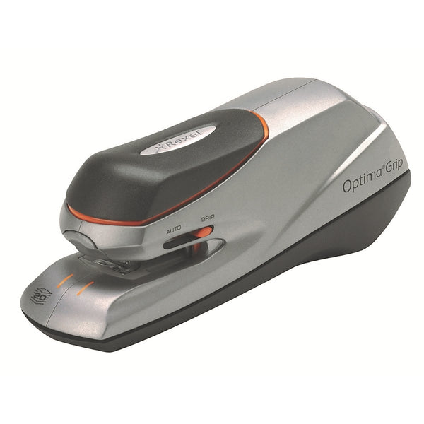 Rexel Electric Stapler Optima Grip Silver/Black