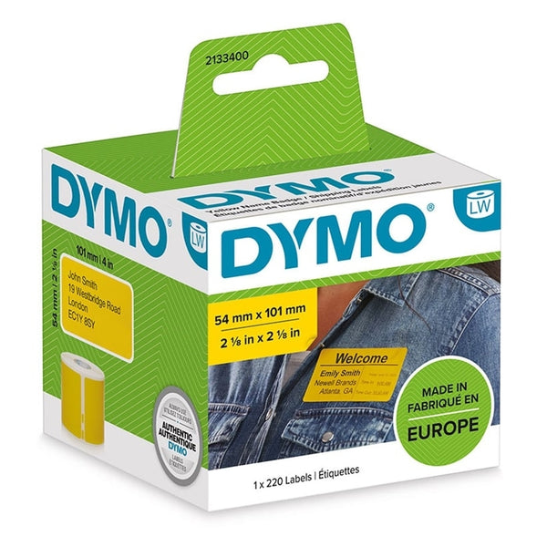 Dymo SD99014 / 2133400 Original Yellow Label Roll 54mm x 101mm -220 220 labels per roll