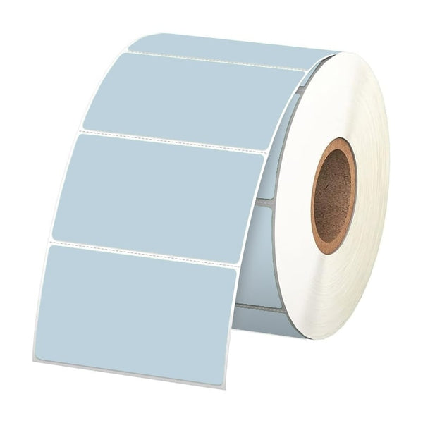 20 Rolls 57mm X 32mm Perforated Direct Thermal Labels Blue - 2000 Labels per Roll