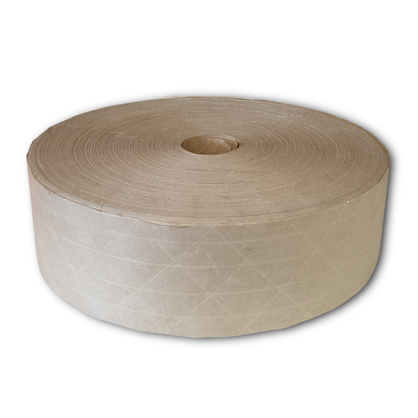 70mm x 305m Water Activated (Reinforced) Kraft Gummed Paper Tape - Pack of 1 Roll