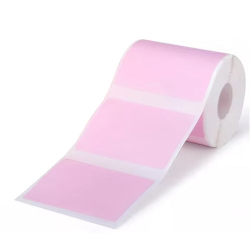 1 Roll Multi-purpose Thermal Labels Black on Pink 40x30mm for M110 Label Printer - 230 Labels per roll