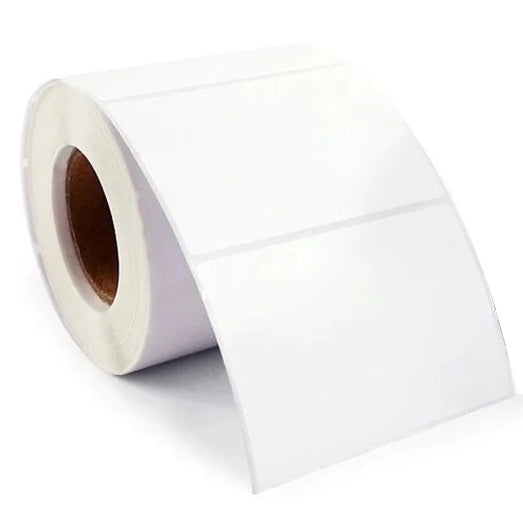 80mm X 60mm Perforated Direct Thermal Labels White - 600 Labels per Roll