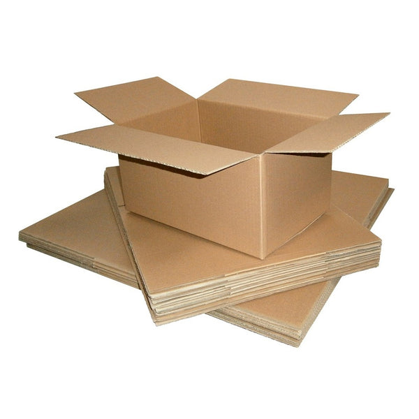 100PCS Mailing Box 250 x 110 x 105mm Shipping Carton Storage Brown Cardboard Box