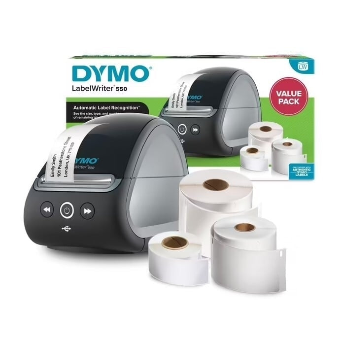 DYMO LabelWriter 550 Label Printer Value Pack