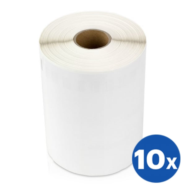 10 x Dymo 1933086 Generic Durable Industrial White Label Roll 104mm x 159mm - 200 labels per roll