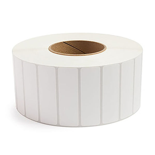 4 Rolls 40mm X 15mm Perforated Direct Thermal Labels White - 2000 Labels per Roll