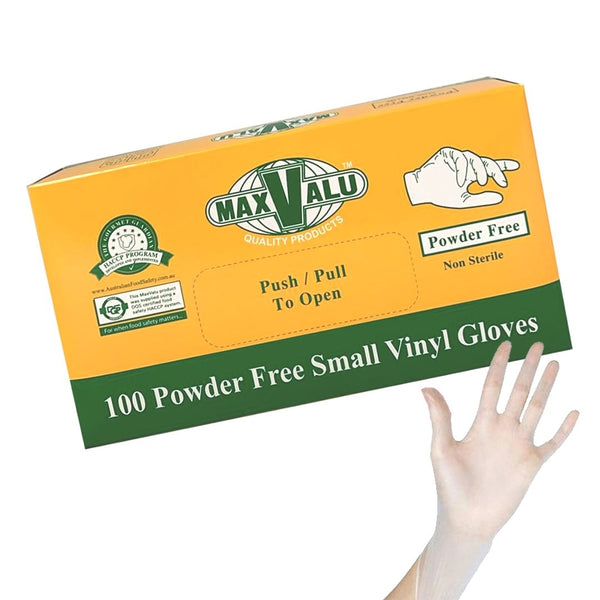 Clear Vinyl Gloves Powder Free Pack of 1000 - Small