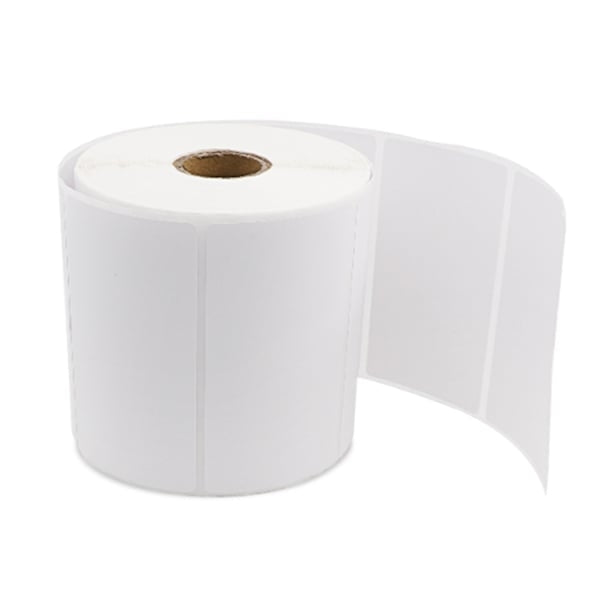 1 Roll Brother RD-S03C1 RDS03C1 Generic Black Text on White Die Cut Paper Label Roll 102mm x 51mm - 810 labels per roll