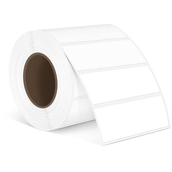 1 Roll 100mm X 35mm Perforated Direct Thermal Labels White - 1400 Labels per Roll