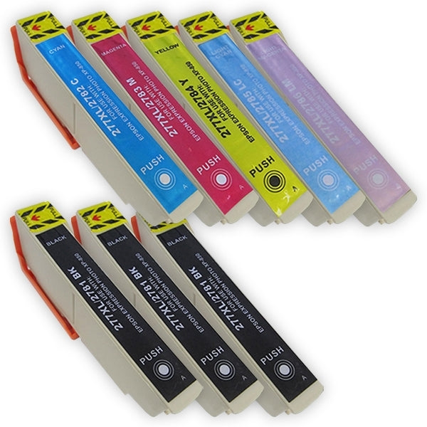 16 Pack Epson 277XL Generic High Yield Inkjet Cartridges [6BK,2C,2M,2Y,2LC,2LM]