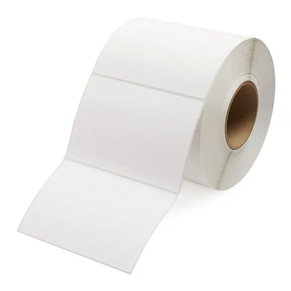 24 Rolls 80mm X 50mm Perforated Direct Thermal Labels White - 1000 Labels per Roll