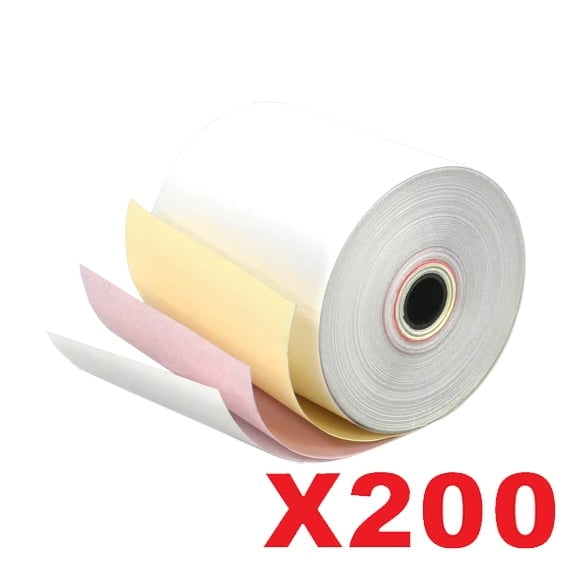 200 Rolls 76x76mm 3PLY Bond Paper Receipt Roll