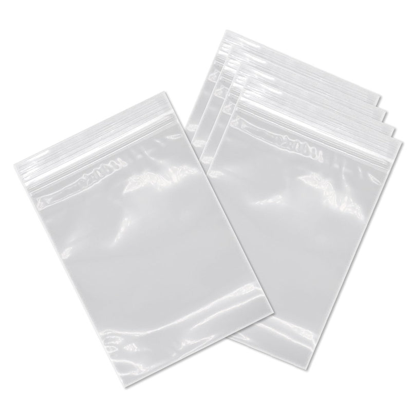 1000PCS 64mm X 89mm Press Seal Plastic Zip Lock Bags