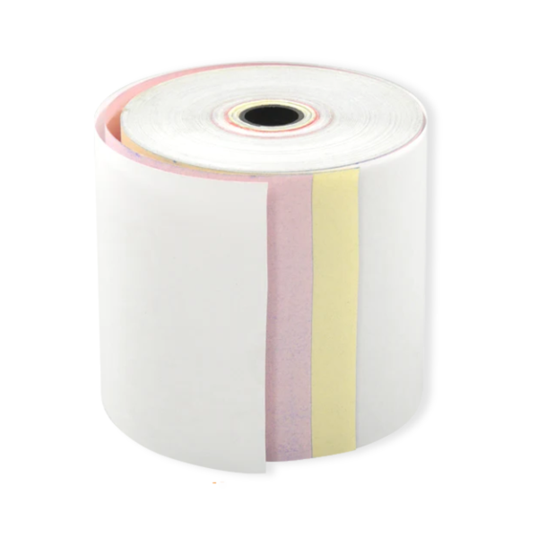 24 Rolls Calibor 76x76mm 3PLY Bond Paper Receipt Roll