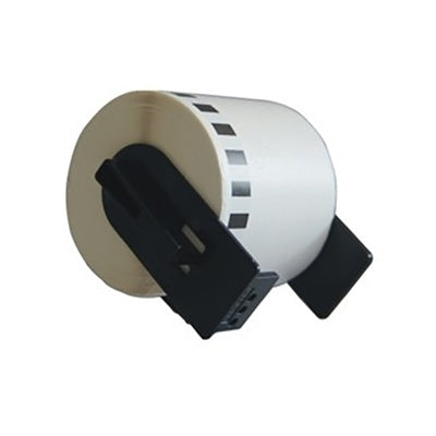 Brother DK-22212 DK22212 Generic Black Text on White Continuous Film Label Roll 62mm x 15.24m