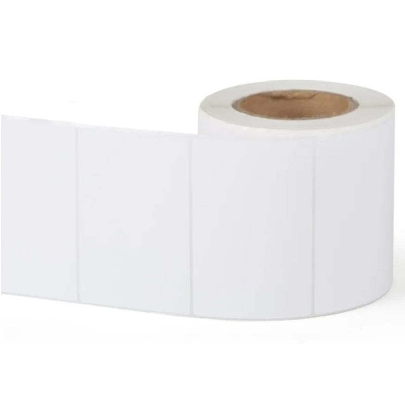 1 Roll 60mm X 30mm Perforated Direct Thermal Labels White - 1600 Labels per Roll