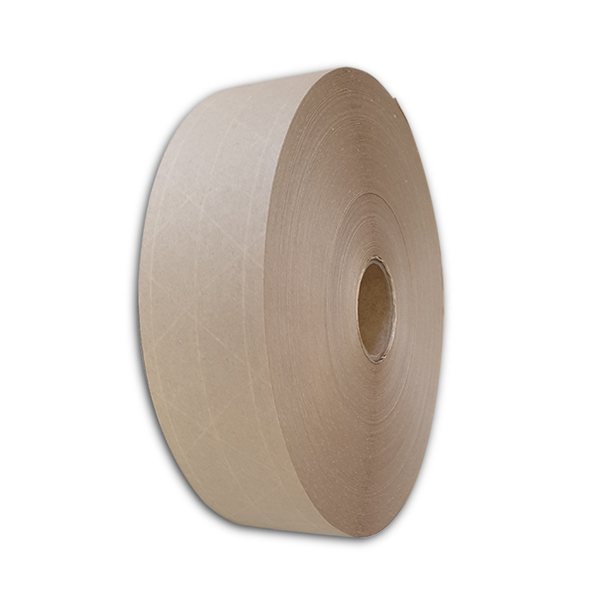 48mm x 184m Water Activated (Reinforced) Kraft Gummed Paper Tape - Pack of 6 Rolls