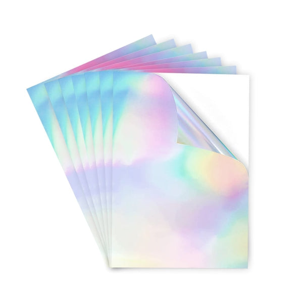 Holographic Printable Vinyl Sticker Paper A4 - 20 sheets