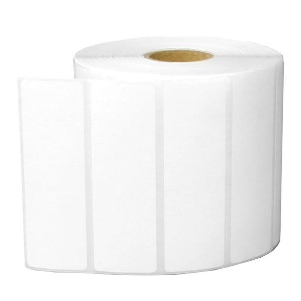 75mm X 23mm Perforated Direct Thermal Labels White - 2000 Labels per Roll