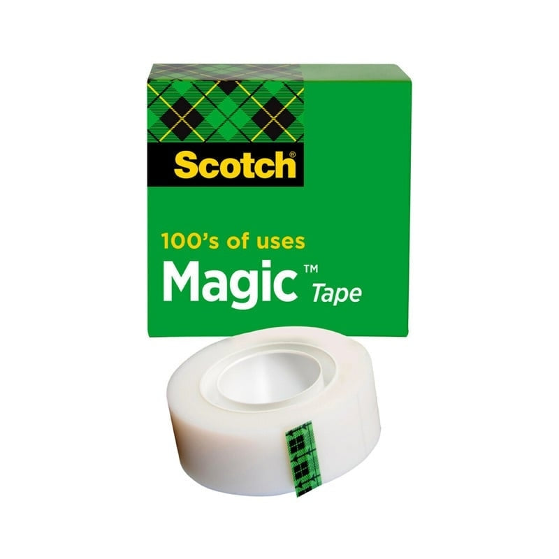 12 Rolls Scotch 810 Magic Invisible Tape 19mm x 33m