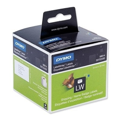 Dymo SD99014 / S0722430 Original White Label Roll 54mm x 101mm -220 220 labels per roll