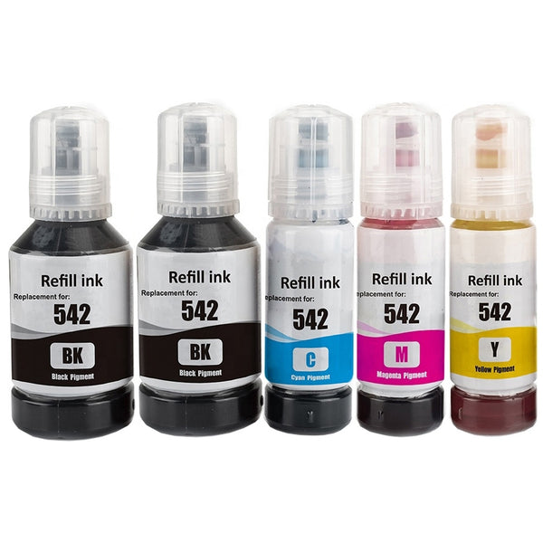 10-Pack Epson T542 Generic Ink Bottle Combo [4BK+2C+2M+2Y]