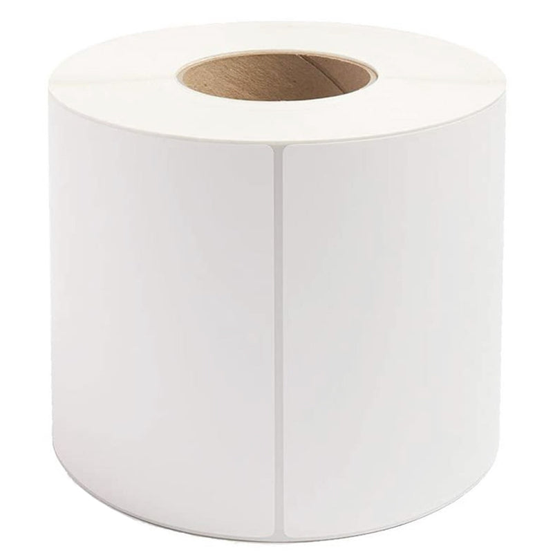 1 Roll Removable 100mm X 150mm Perforated Direct Thermal Labels White - 350 Labels per Roll