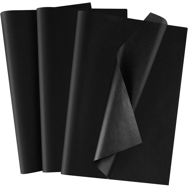 Acid-Free Tissue Paper 500mm x 750mm Colour-Safe 17gsm  - Black (Pack of 5000 sheets)