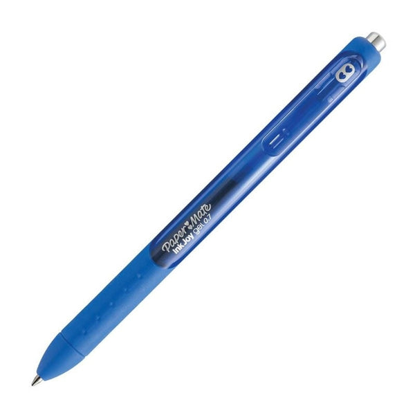 12 x Paper Mate Inkjoy Retractable Gel Pen 0.7mm - Blue