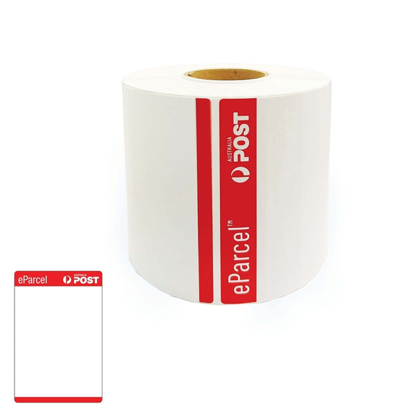 120 Rolls Australia Post eParcel 100mm x 150mm Perforated Direct Thermal Labels - 350 Labels per Roll