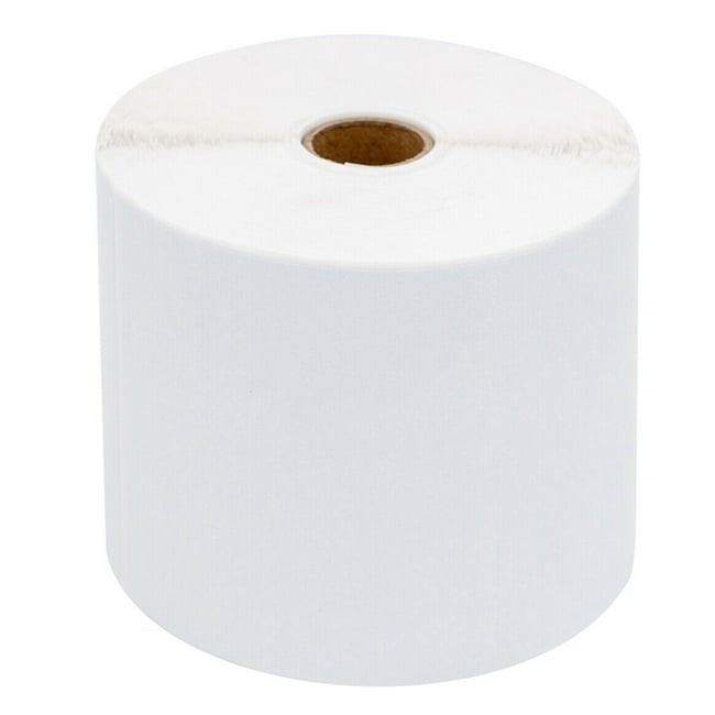 12 Rolls 100mm X 150mm Perforated Direct Thermal Labels White - 500 Labels per Roll (with 25mm Core)